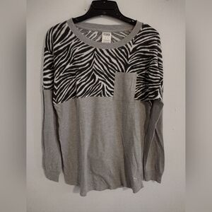 PINK Victoria's Secret Long Sleeve Shirt Size XS